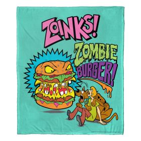 Scooby Doo; Zombie Burger Silk Touch Throw Blanket; 50" x 60"