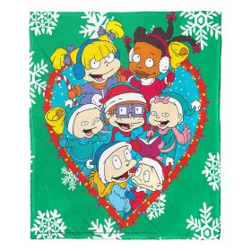 Rugrats; Christmas Babies Silk Touch Throw Blanket; 50" x 60"