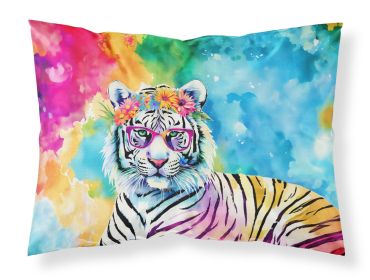NEW Hippie Animal White Tiger Standard Pillowcase Lightweight Super Soft Easy Care Decorative Artwork Pillowcase, Standard