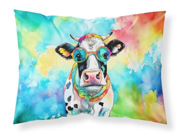 NEW Hippie Animal Cow Standard Pillowcase Lightweight Super Soft Easy Care Decorative Artwork Pillowcase, Standard
