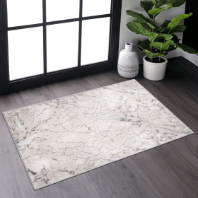 LOOM & LUXE Collection 2X3 Multi/Contemporary Non-Shedding Living Room Bedroom Dining Home Office Stylish and Stain Resistant Area Rug