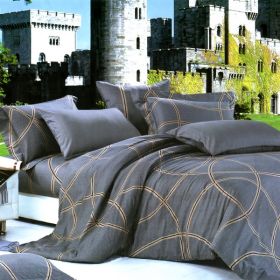 Blancho Bedding - [Reminiscent Mood] Luxury 5PC Comforter Set Combo 300GSM (Full Size)