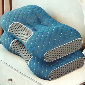 YBZ 3D Knitted Cotton Massage Pillow 2pack (Color: Atrovirens)